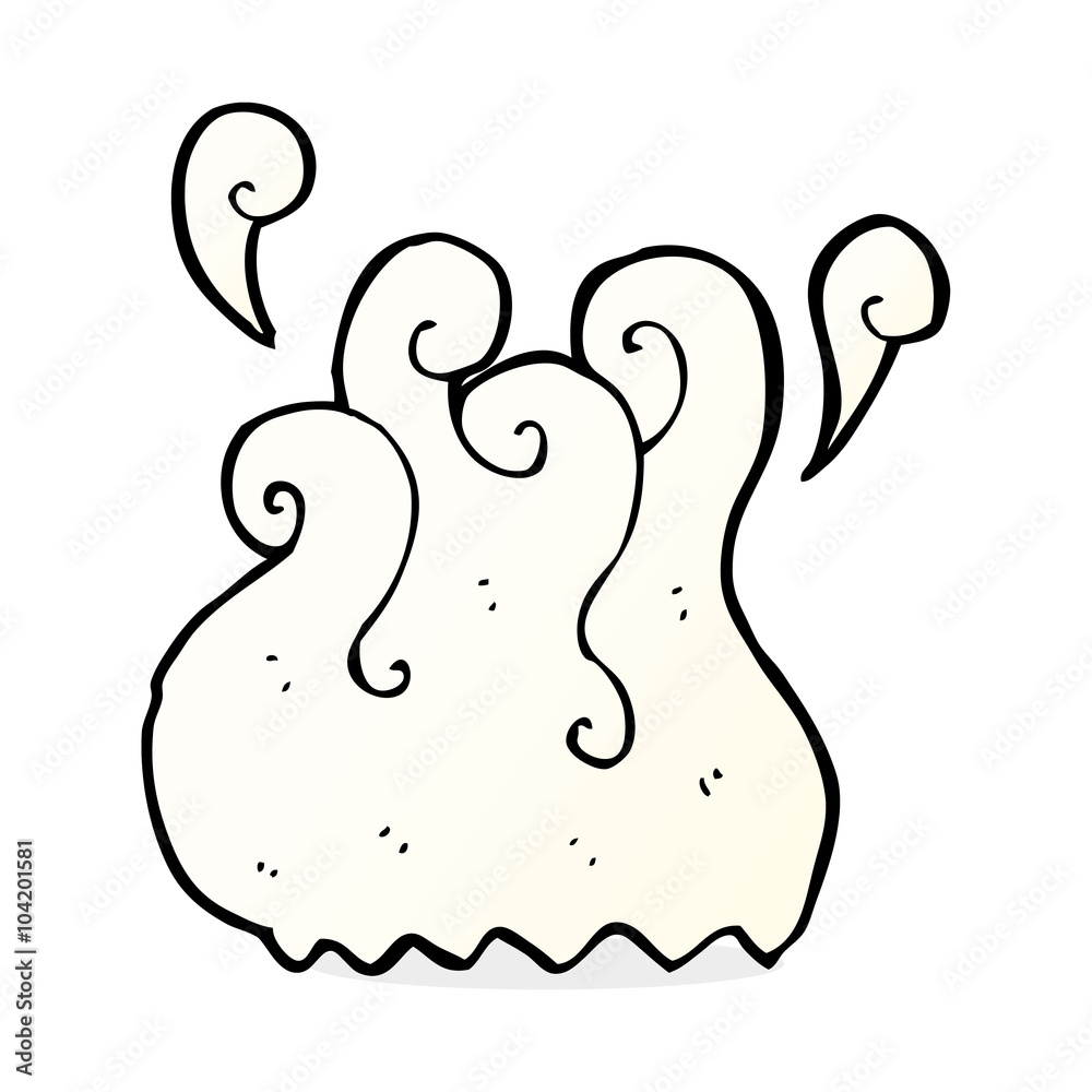 Obraz premium steam cartoon element