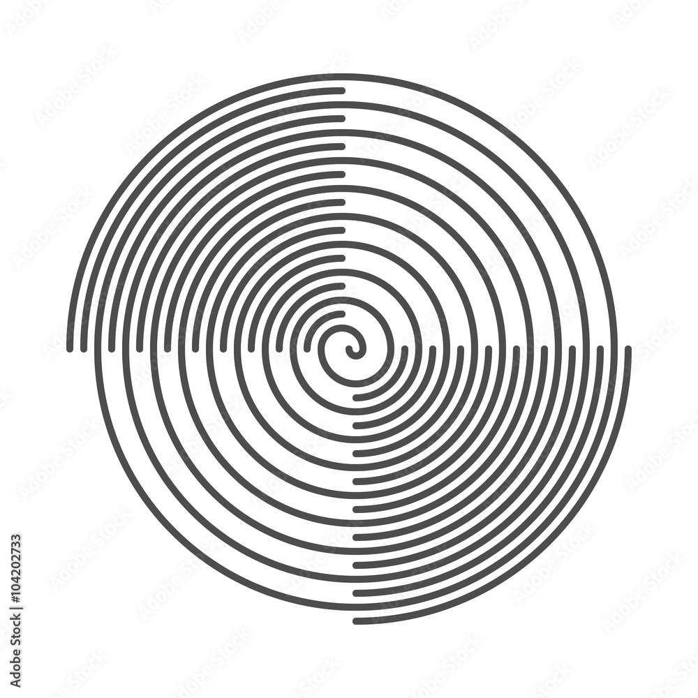 Spiral Abstract Background. Vinyl Grooves. Vector Illustration Spiral Abstract Background. Vinyl Grooves. Vector Illustration
