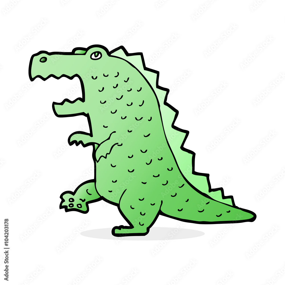 Naklejka premium cartoon dinosaur