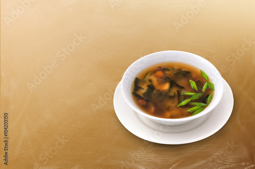 Wallpaper Mural Mushroom soup with herbs Torontodigital.ca