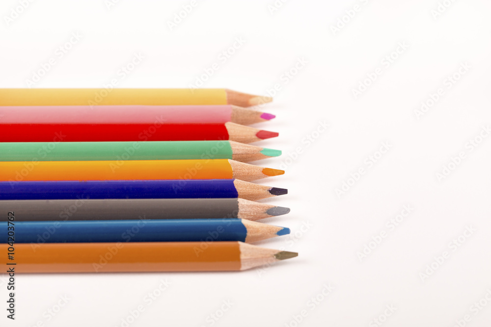 Fototapeta premium Colored Pencils Crayons