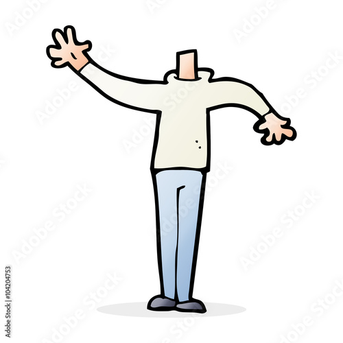 cartoon male gesturing body (mix and match cartoons or add own p