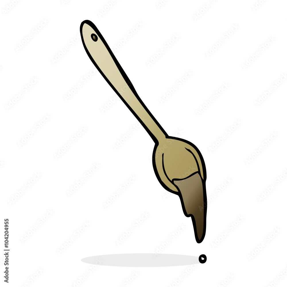Obraz premium cartoon spoon