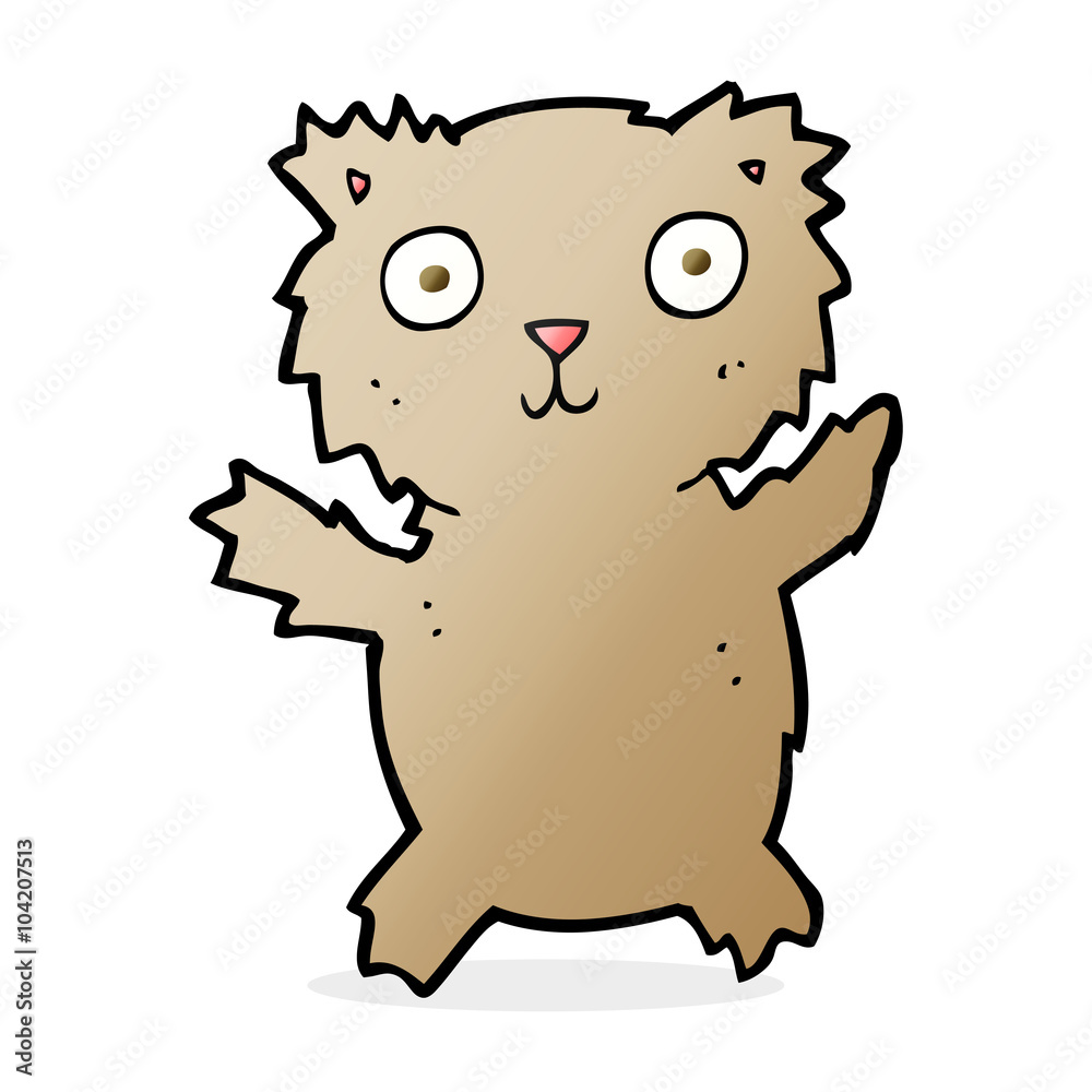 Fototapeta premium cartoon teddy bear