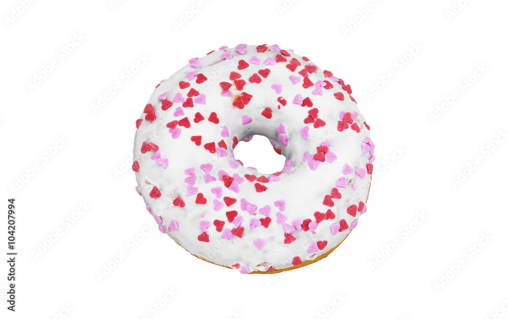 donut on white donut on white