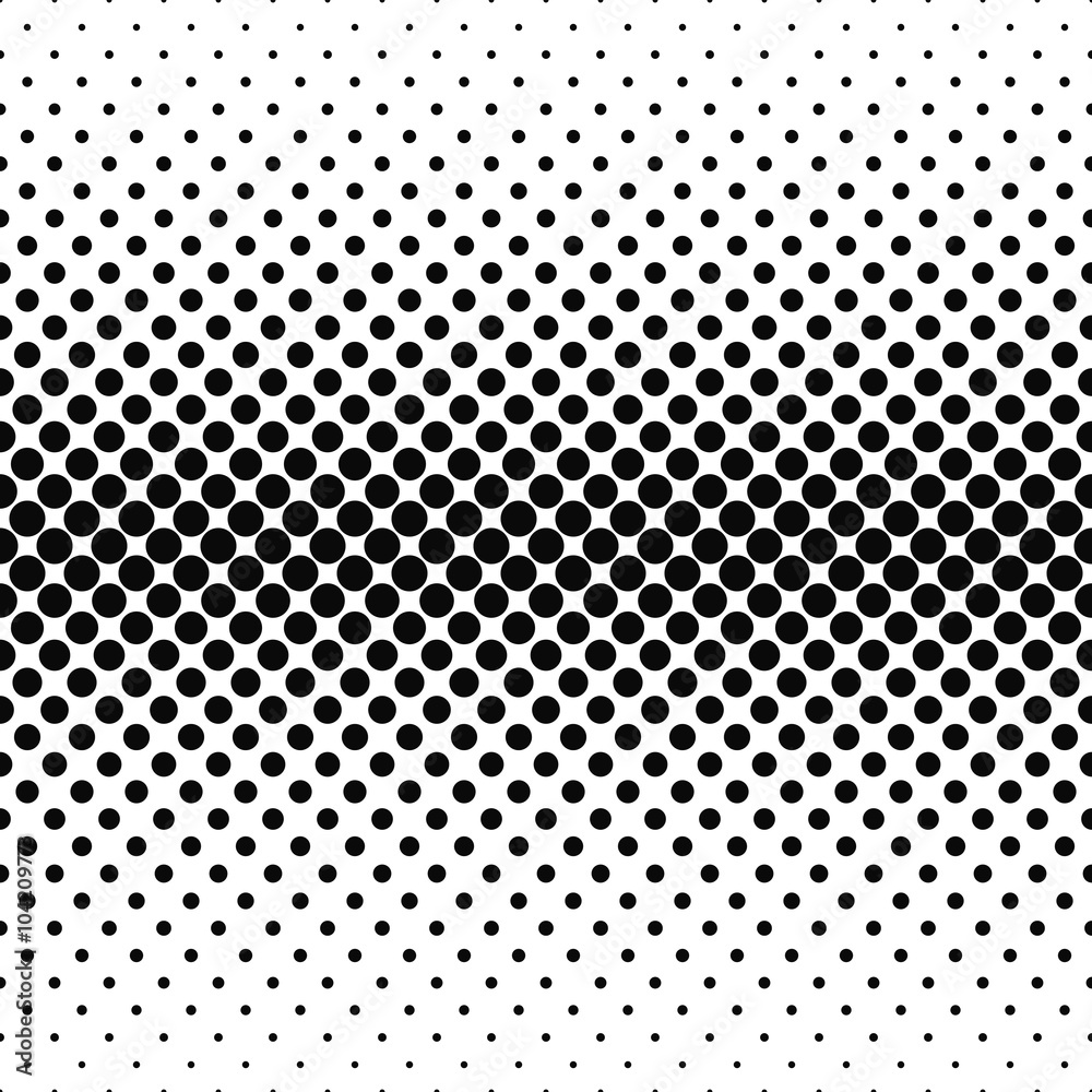 Repeating monochrome vector circle pattern Repeating monochrome vector circle pattern