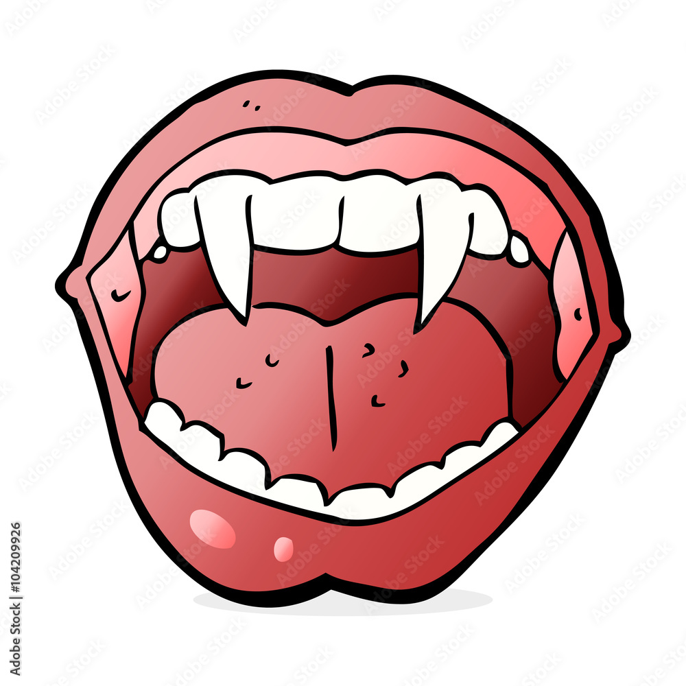 cartoon vampire mouth cartoon vampire mouth