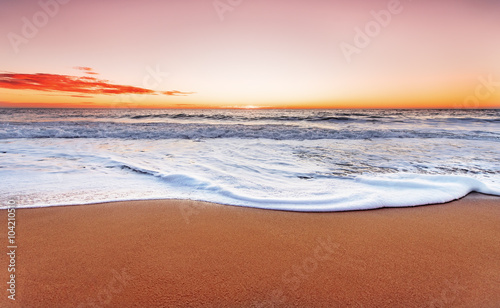 Fototapeta Naklejka Na Ścianę i Meble -  Sunrise and atlantic ocean.