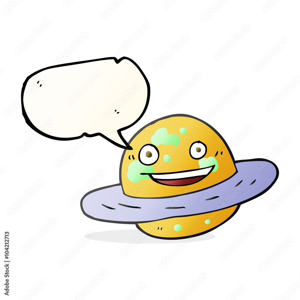 speech bubble cartoon planet speech bubble cartoon planet