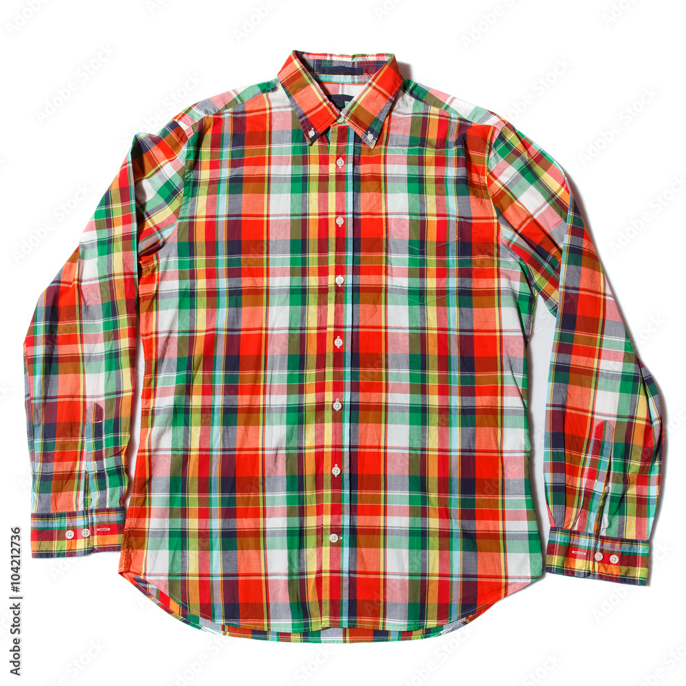 Colorful checked shirt Colorful checked shirt