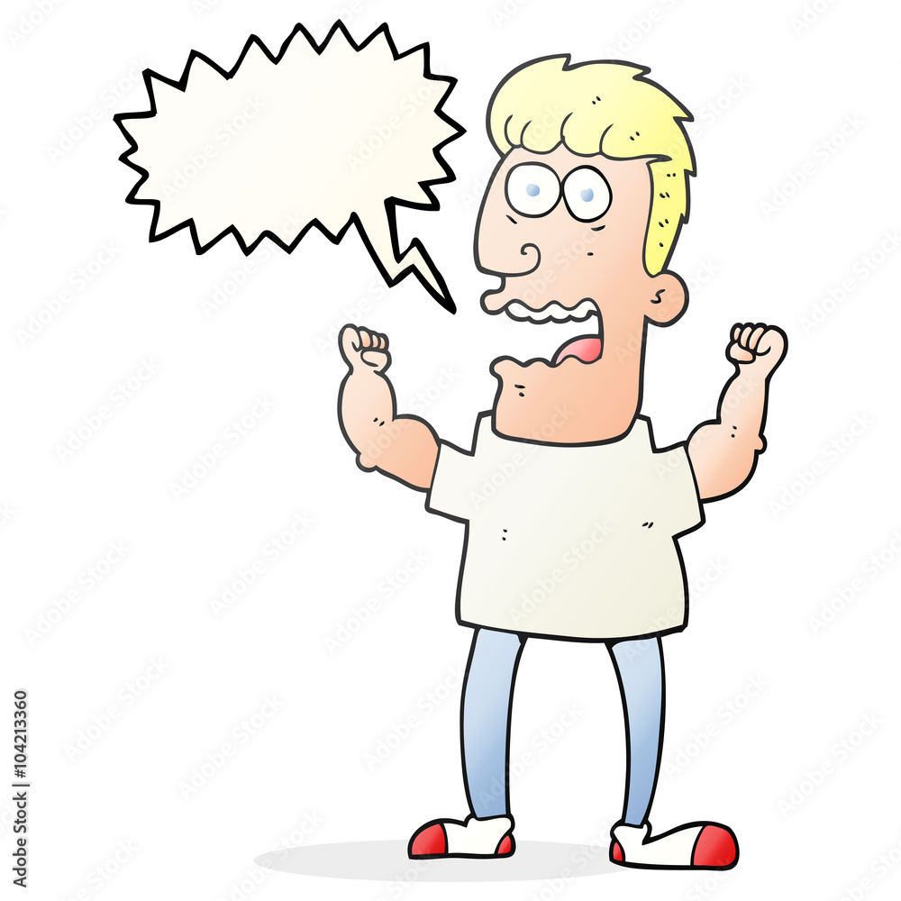 speech bubble cartoon stressed man speech bubble cartoon stressed man