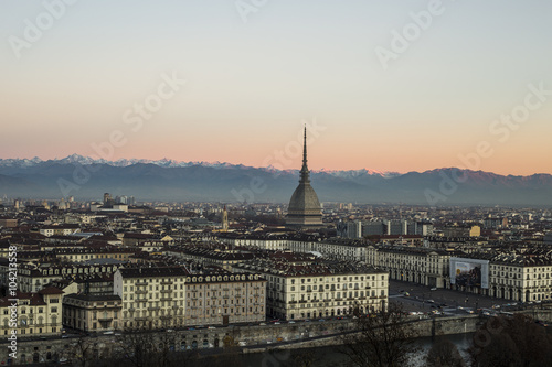Sunrise in Turin, Italy © Marino Christian
