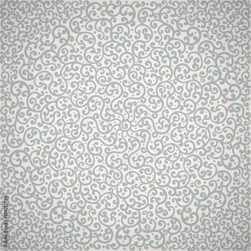 Monochrome swirly patterns.