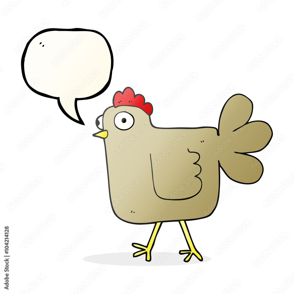 speech bubble cartoon chicken speech bubble cartoon chicken