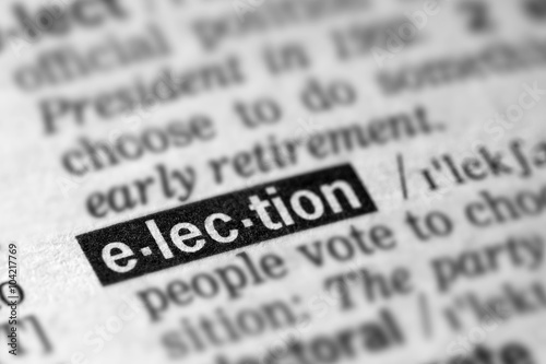 Election Definition Word Text