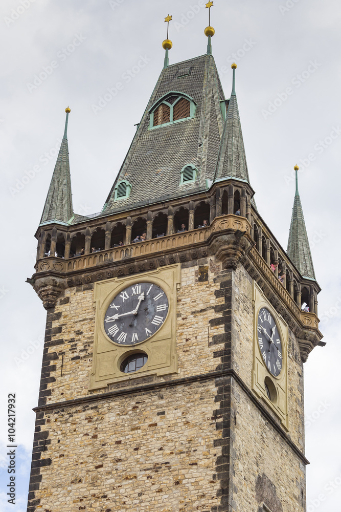 View of Old Town Hall with astronomical clock