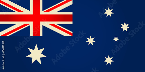 Australia flag.Vector illustration.