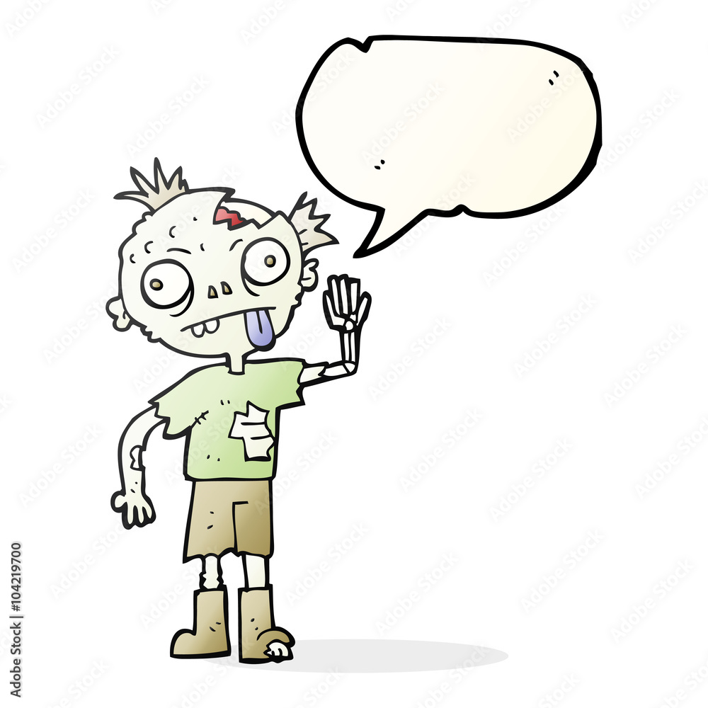 speech bubble cartoon zombie speech bubble cartoon zombie