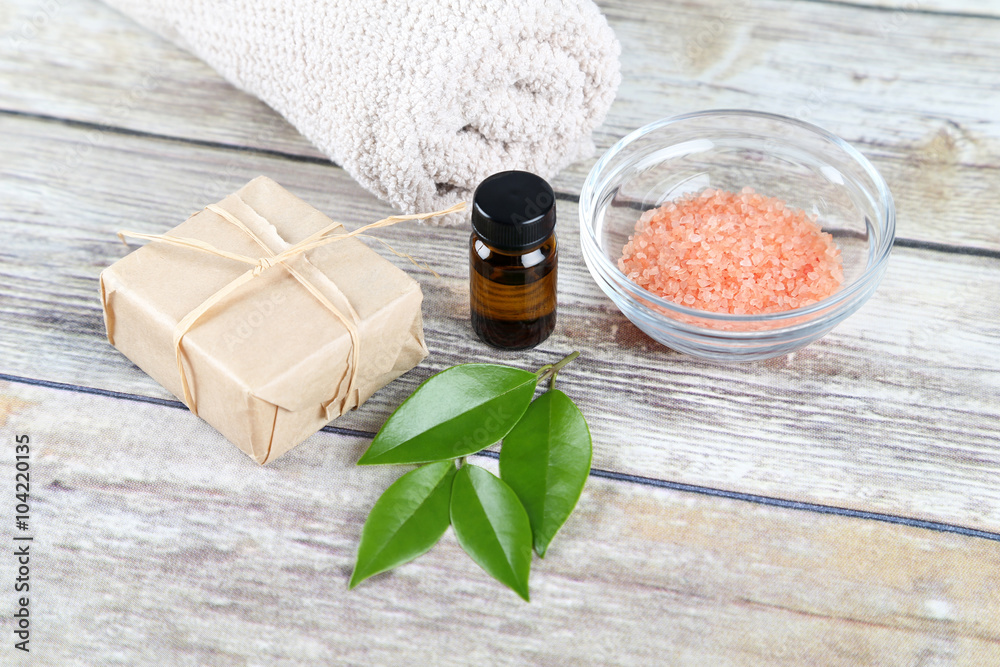 Bottle of essential oil. Aromatherapy.