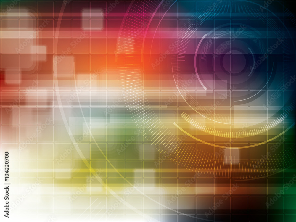 abstract technology background with hexagons abstract technology background with hexagons