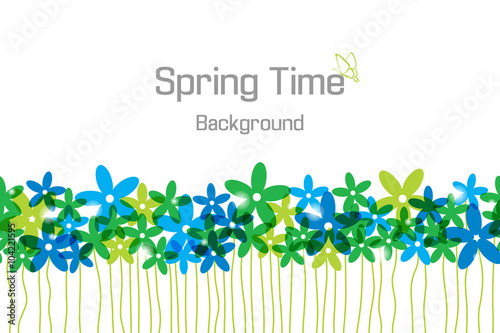 Seamless Floral Background  