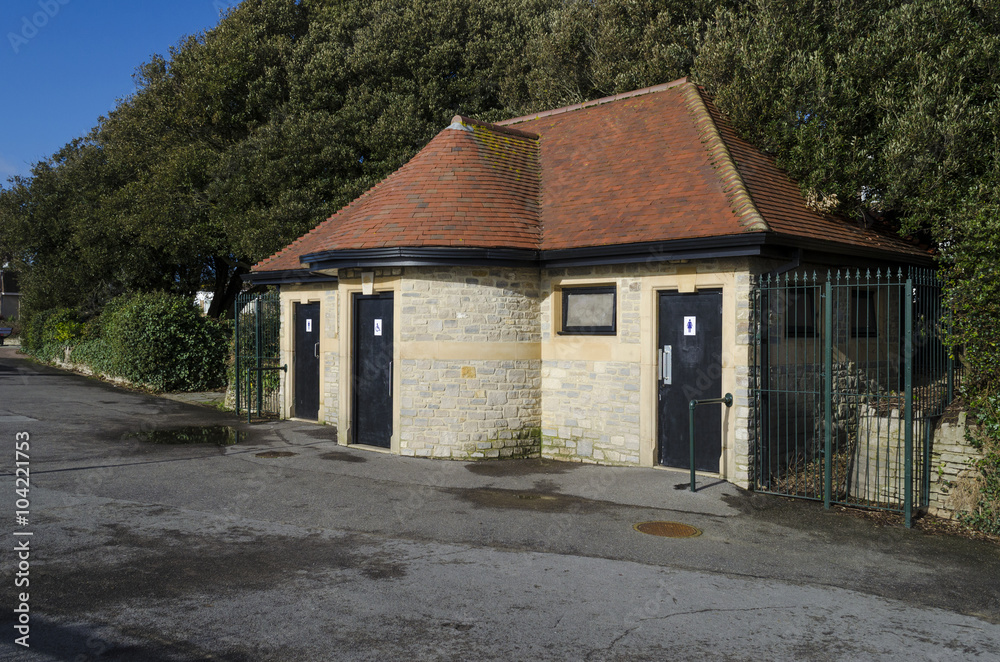 Public toilet block