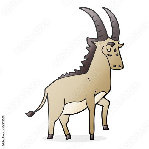 cartoon antelope