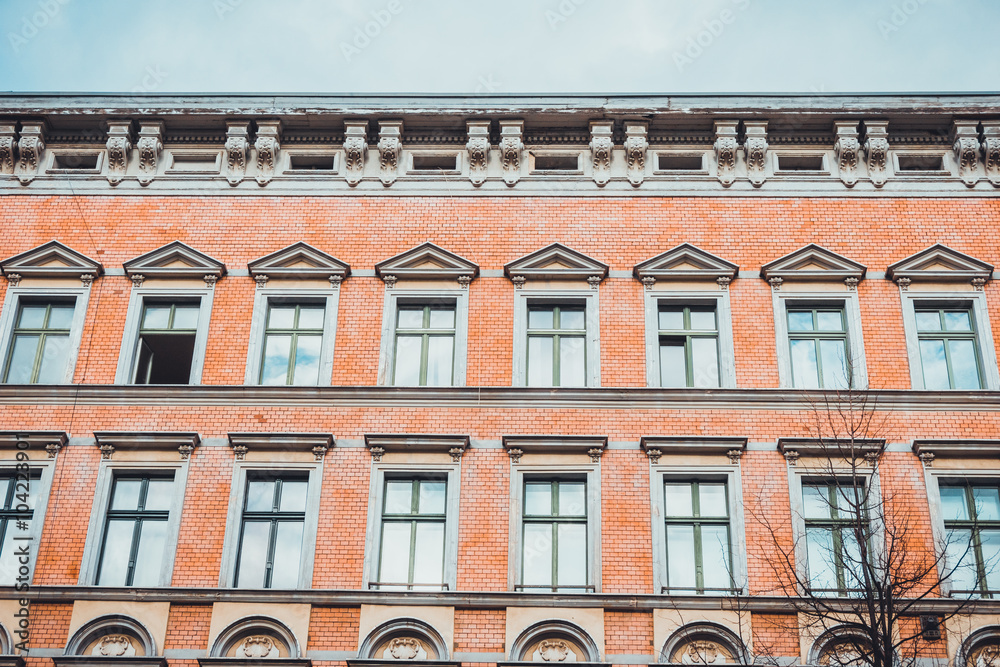 Obraz premium orange facade