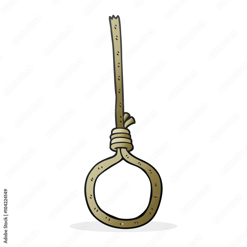cartoon noose Stock Vector | Adobe Stock