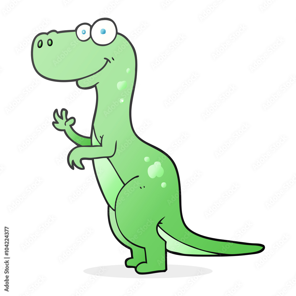 Fototapeta premium cartoon dinosaur