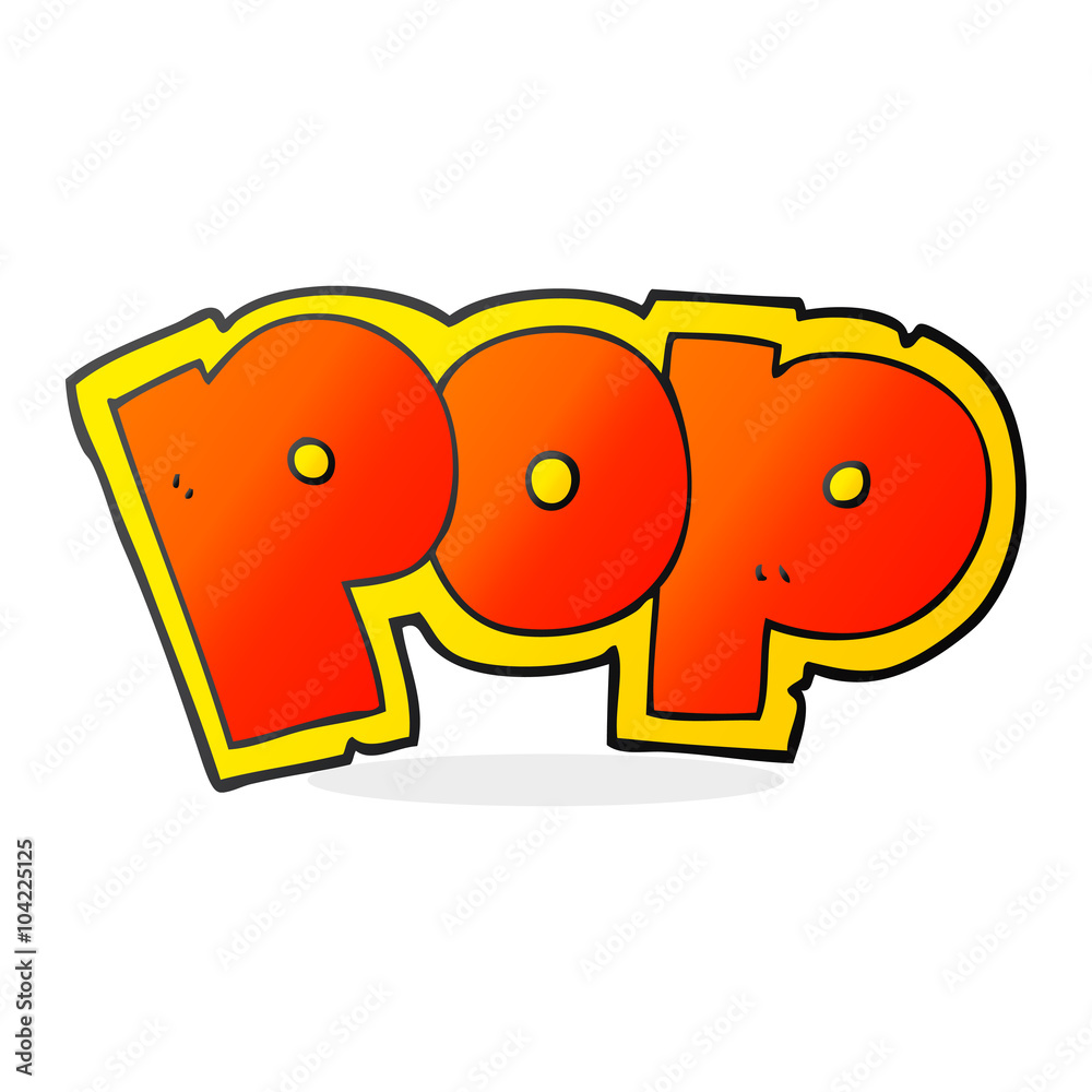 Obraz premium cartoon POP symbol