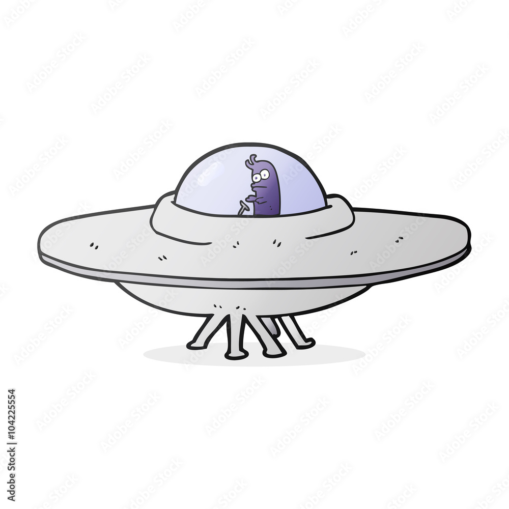 cartoon flying saucer cartoon flying saucer