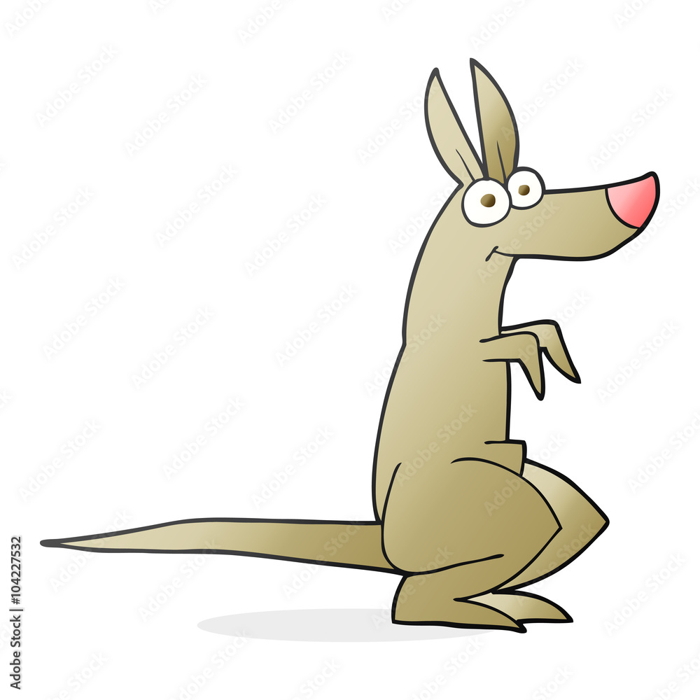 cartoon kangaroo cartoon kangaroo