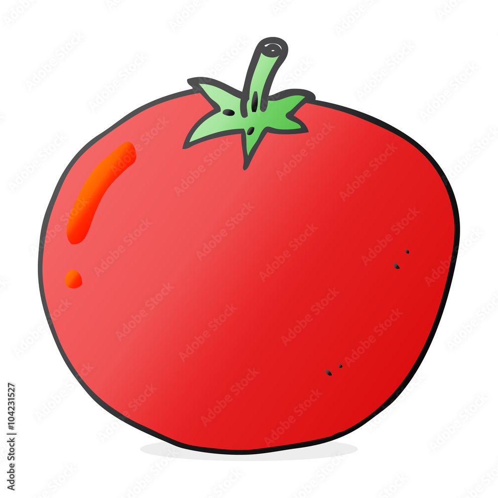 cartoon tomato