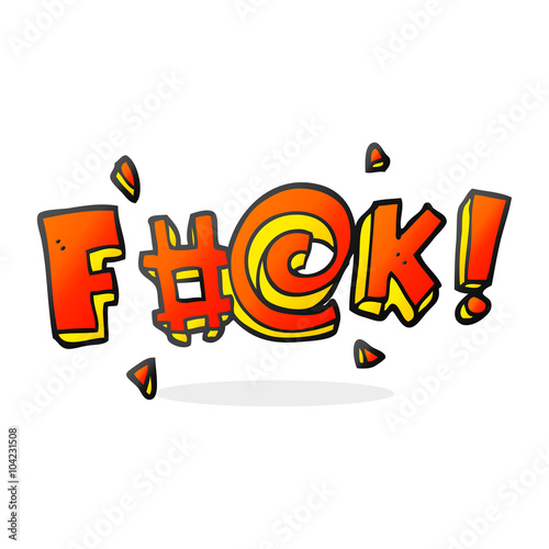 cartoon swearword
