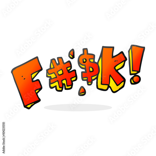 cartoon swearword