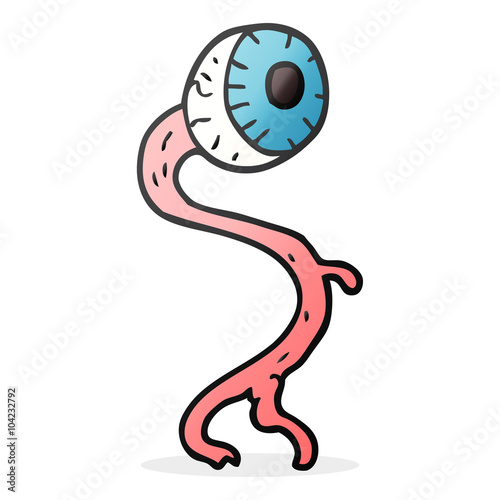 gross cartoon eyeball