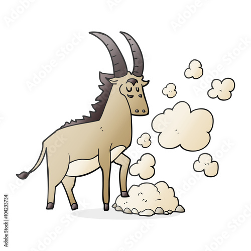 cartoon antelope