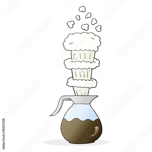 cartoon extra strong coffee jug