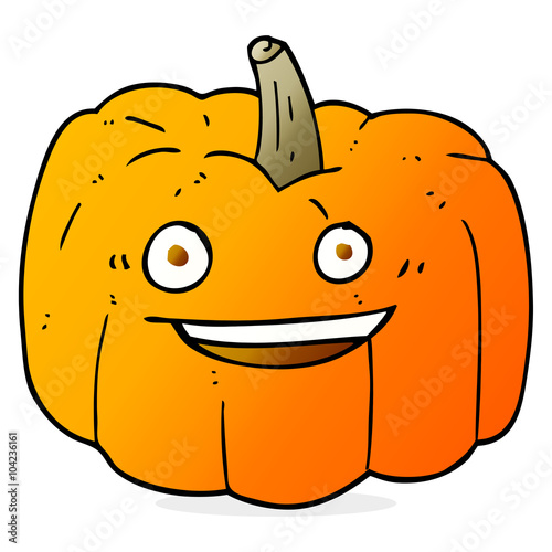 cartoon halloween pumpkin