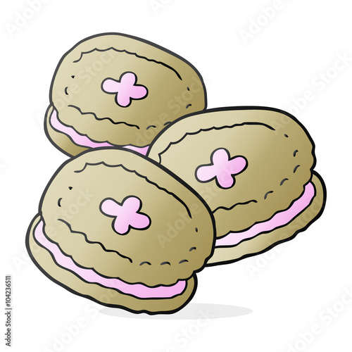cartoon biscuits