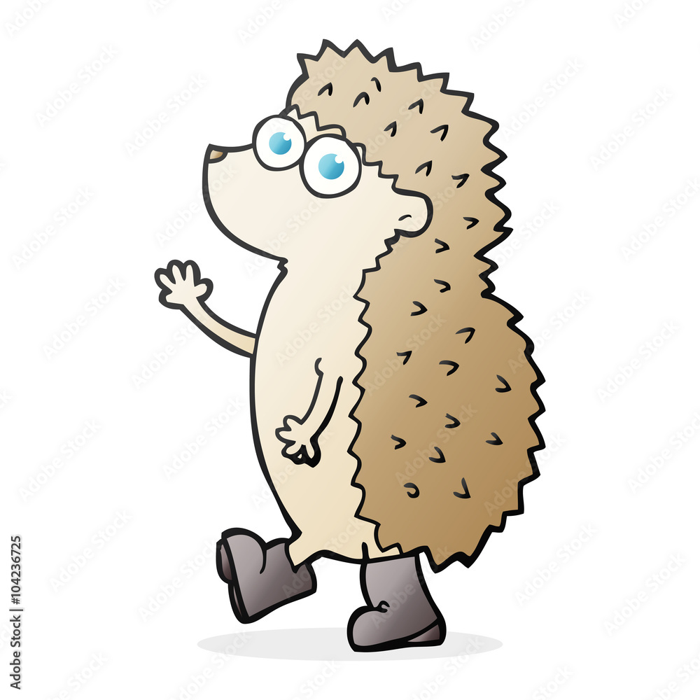 cute cartoon hedgehog