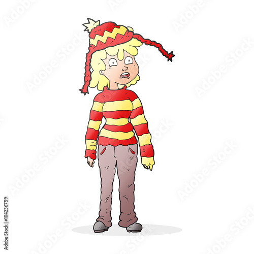 cartoon teenager