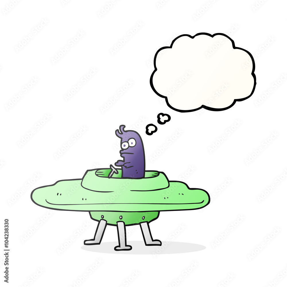 thought bubble cartoon flying saucer thought bubble cartoon flying saucer
