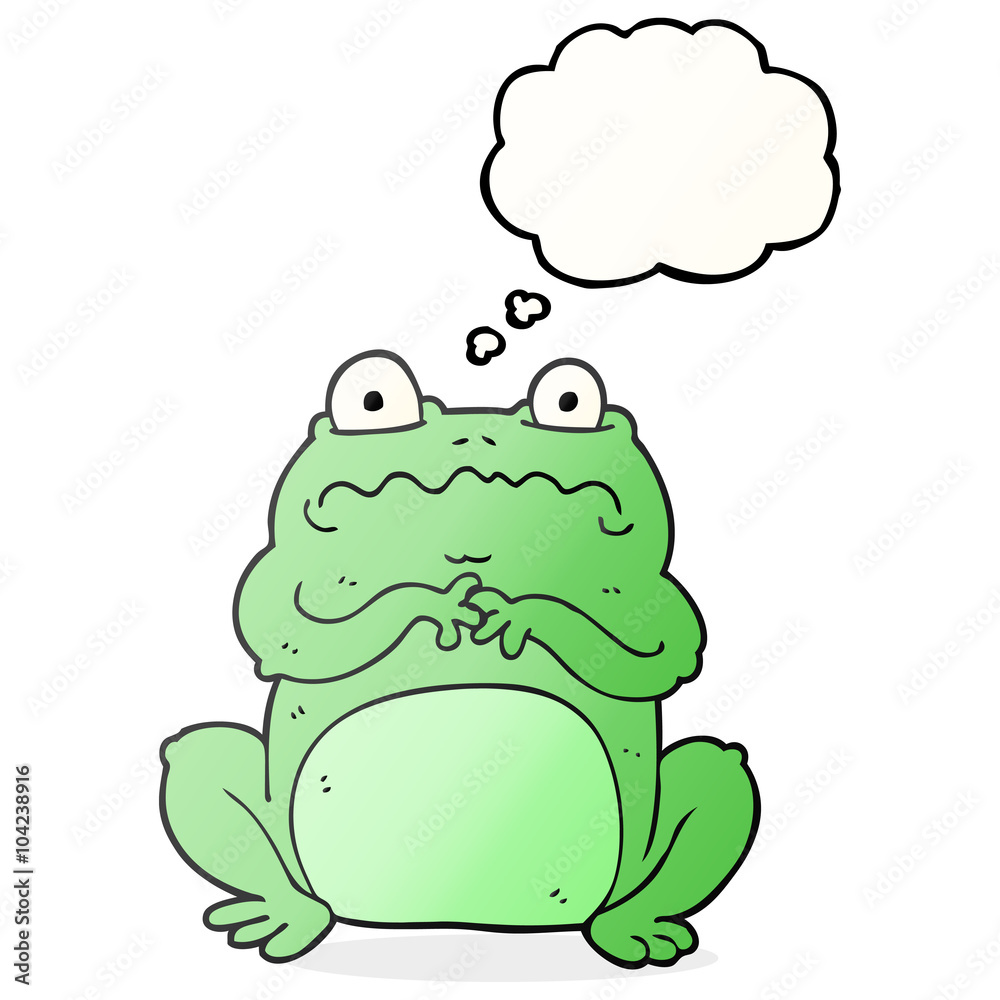 thought bubble cartoon funny frog thought bubble cartoon funny frog