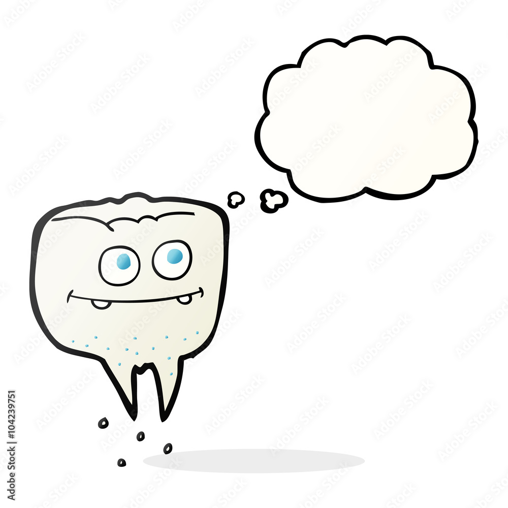 thought bubble cartoon tooth thought bubble cartoon tooth