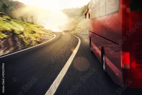 Obraz Autobusowy transport drogowy