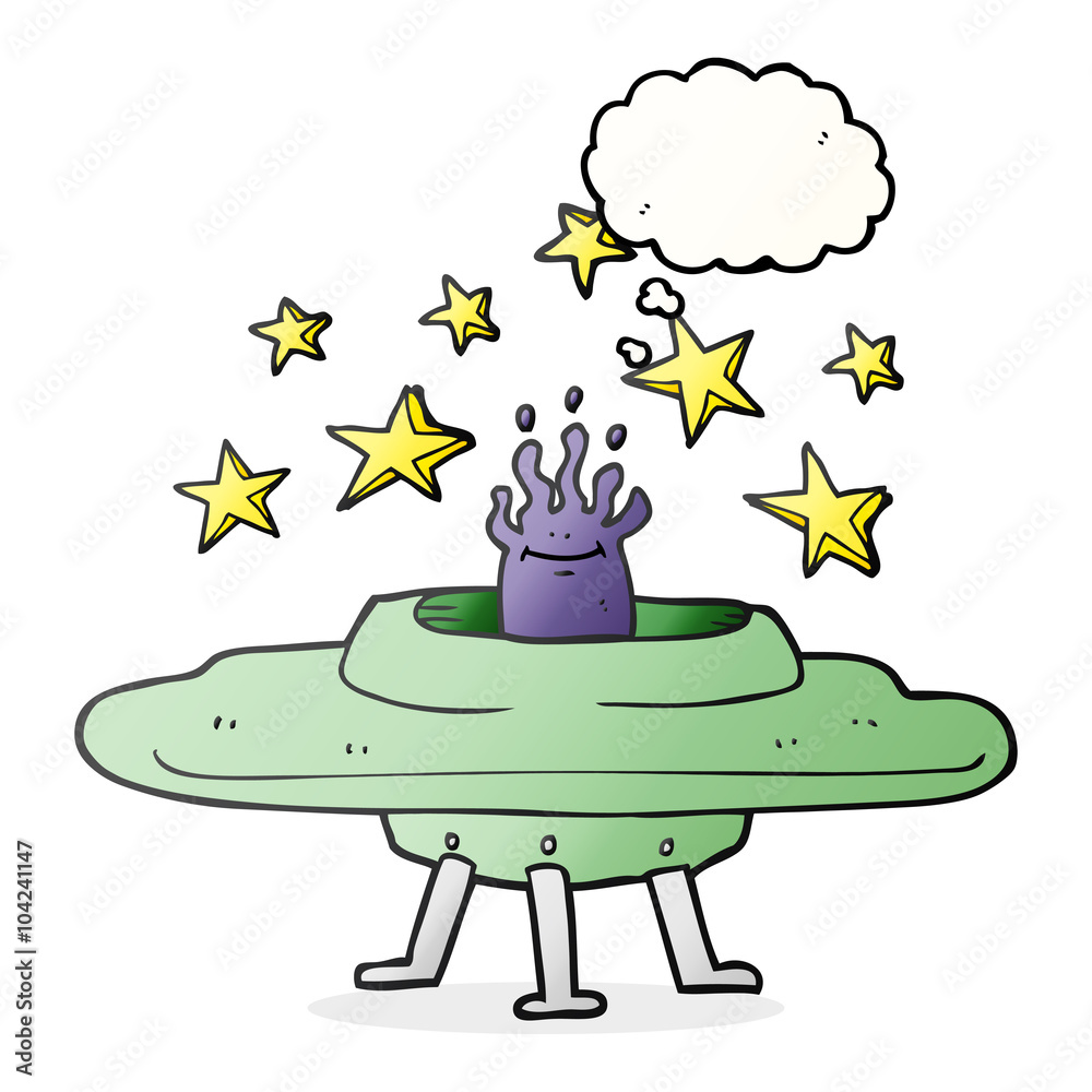 thought bubble cartoon flying saucer thought bubble cartoon flying saucer