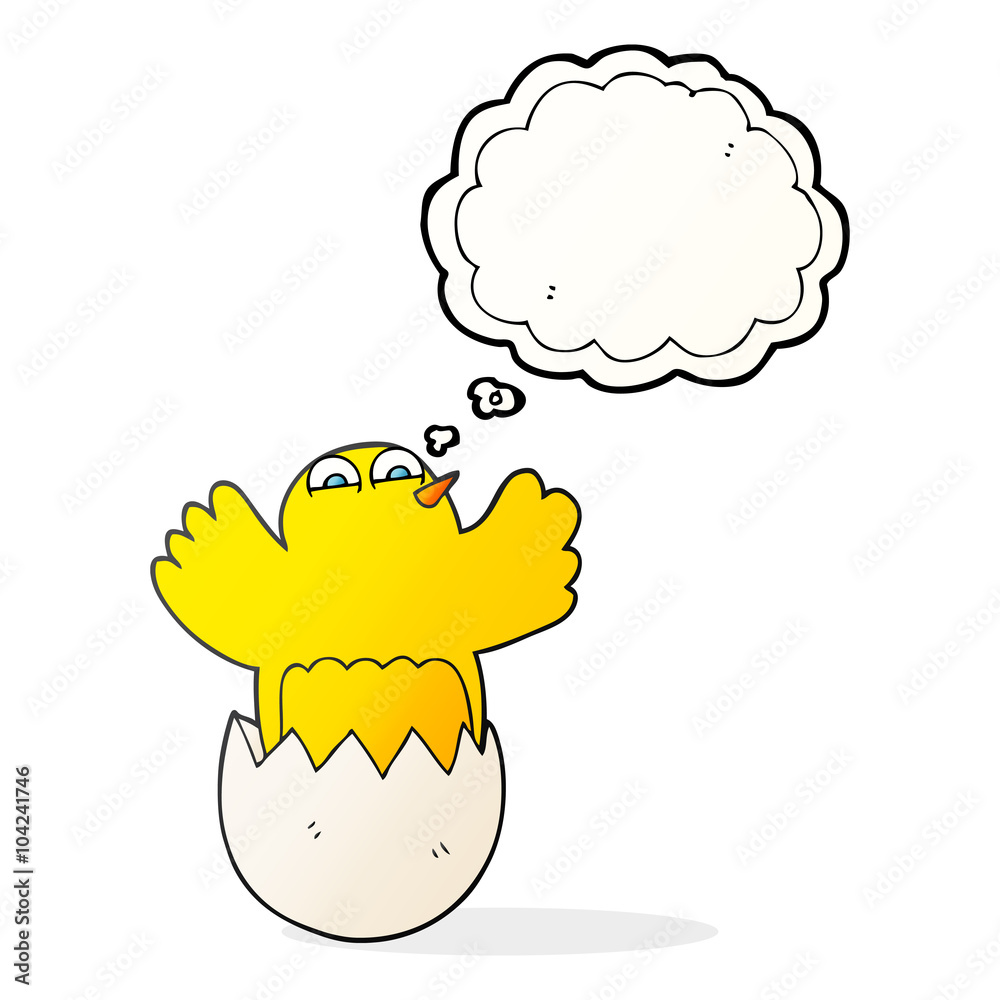 thought bubble cartoon hatching egg thought bubble cartoon hatching egg