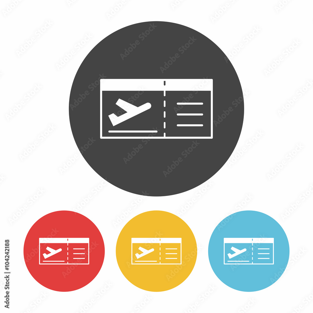 air ticket icon air ticket icon